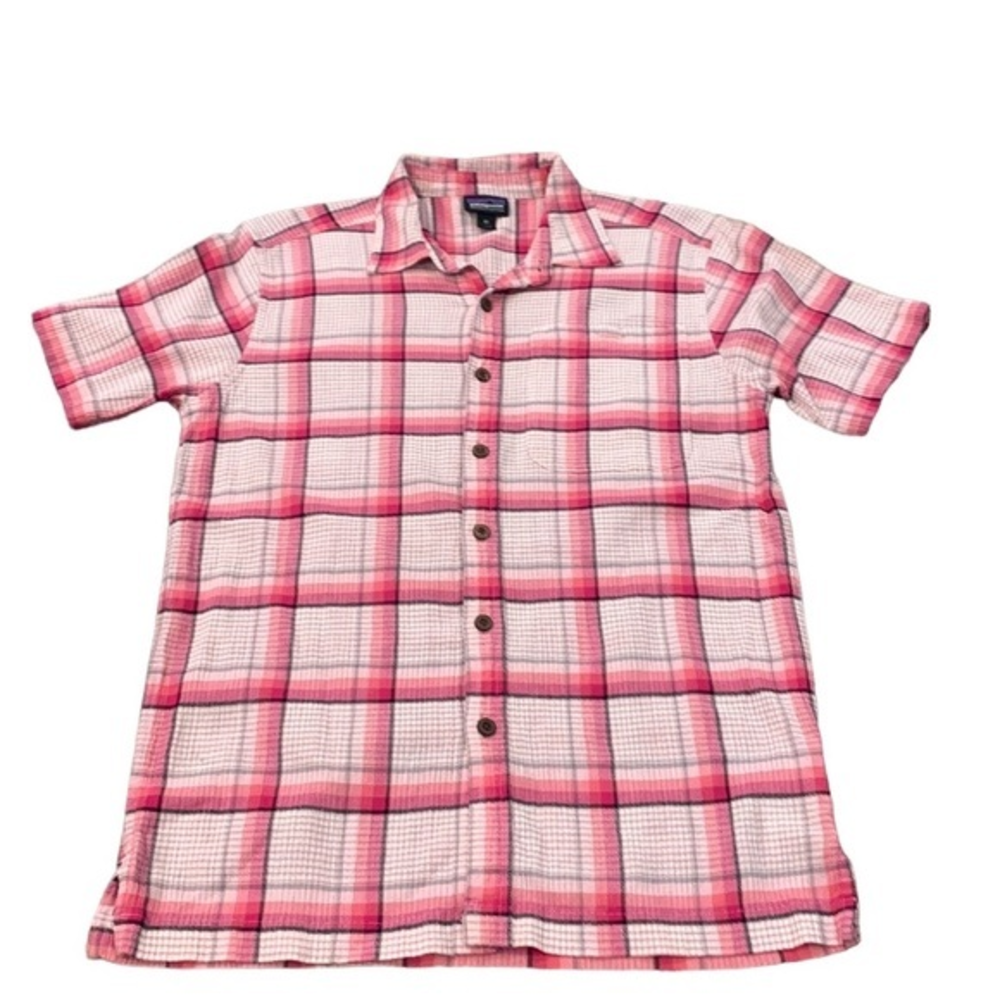 Patagonia A/C Carve Coral regular fit shirt Size‎ XS Men’s Organic Cotton